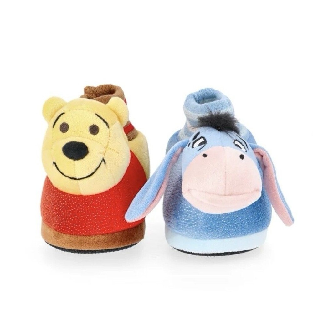 Winnie the Pooh Toddler Girls Character Slippers Size 9-10